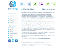 Tablet Screenshot of elite-edge.co.uk